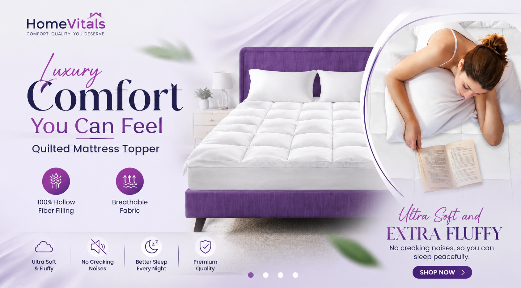 Quilted Mattress Toppers
