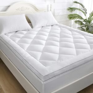 Polyester Microfiber Filling Quilted Mattress Topper